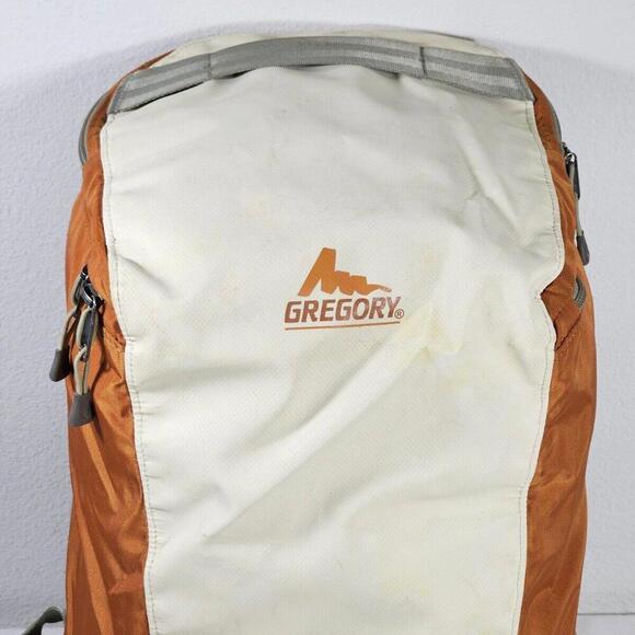 Gregory Orange And Cream Backpack Hiking Trekking Climbing Gear Bag - Picture 2 of 15
